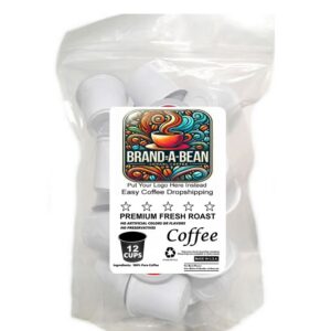 Dropshipping Coffee 12 Pack Single Serve Cups - Coffee Pods - Medium Roast