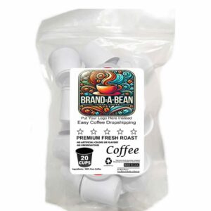 Dropshipping Coffee 20 Pack Single Serve Cups - Coffee Pods - Medium Roast