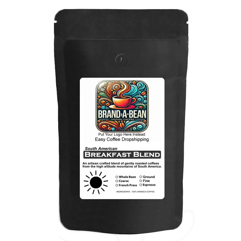 Dropship Products Breakfast Blend Coffee Light Roast Ground 12 Oz